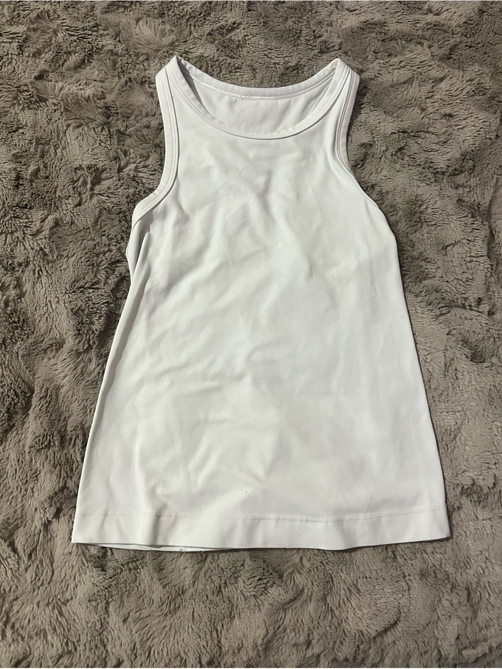 lululemon athletica White Racerback Performance Tank